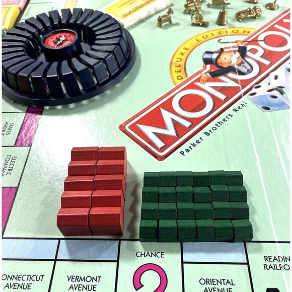 Monopoly Deluxe Edition 1995 Parker Brothers Vintage Board Game - Picture 7 of 14